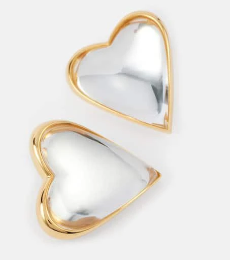 Alaïa Le Cœur Bombe heart-shaped earrings 4