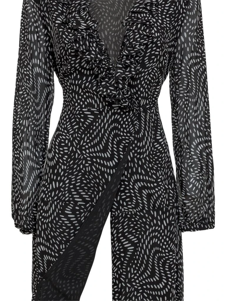PINKO Pinko Asymmetric Polka-Dot Dress 3