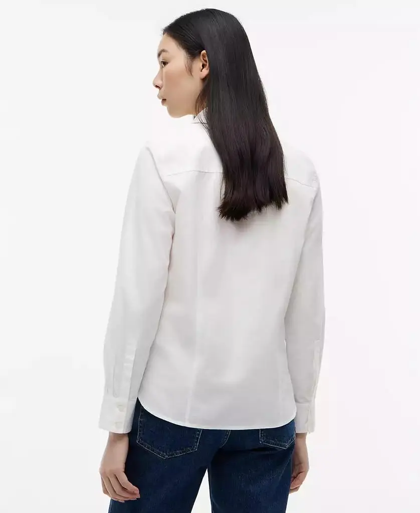 Tommy Hilfiger Women's Classic Poplin Roll-Tab Long-Sleeve Shirt 4