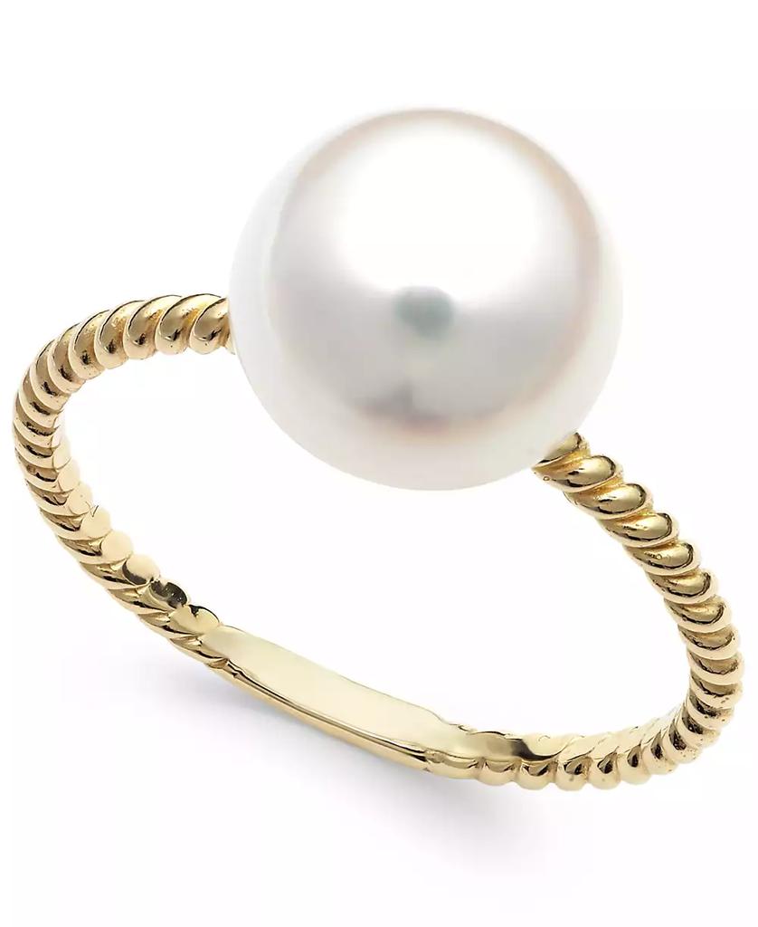 Belle de Mer Cultured Freshwater Pearl Ring in 14k Gold (9mm)