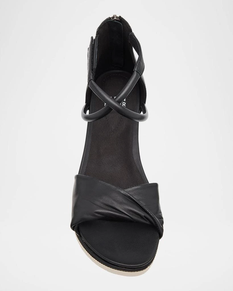 Eileen Fisher Suvi Crisscross Grip Wedge Sandals 3