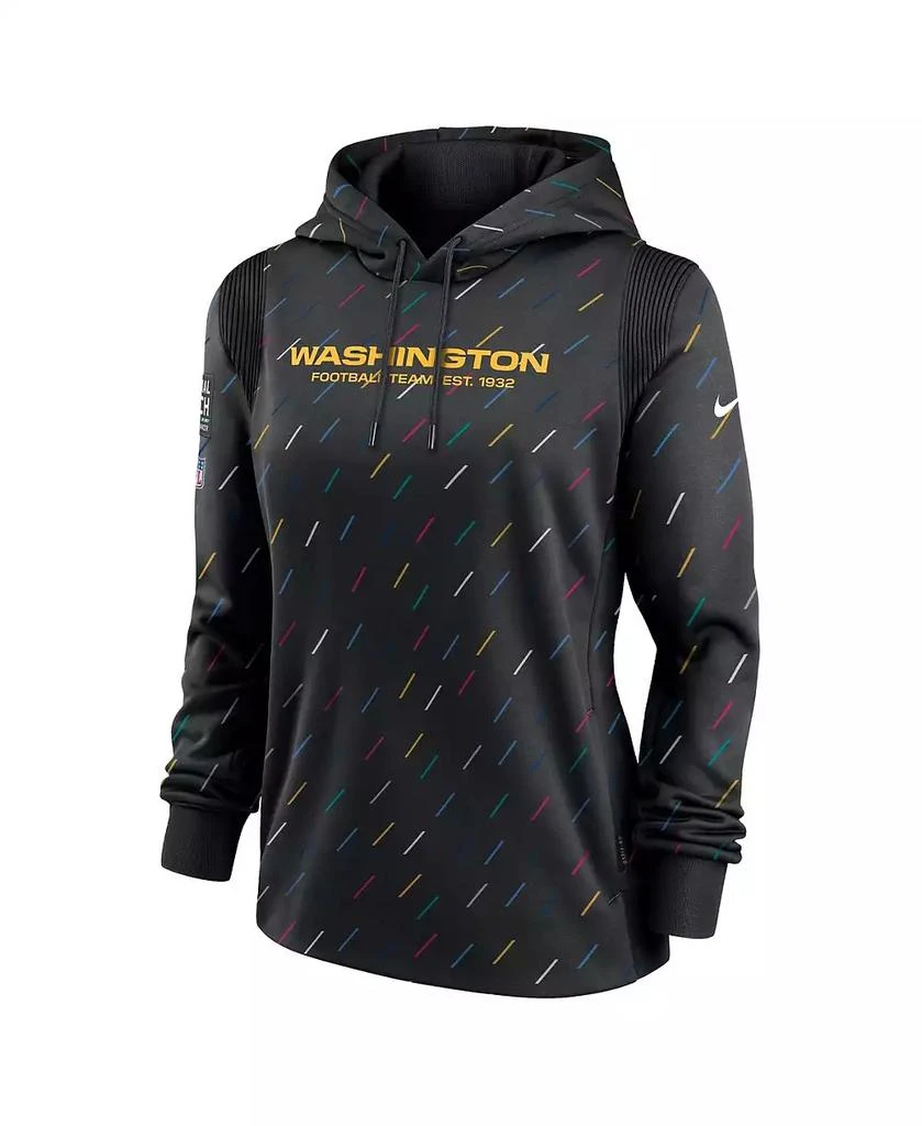 NIKE Women's Anthracite Washington Football Team NFL Crucial Catch Therma Pullover Hoodie 3