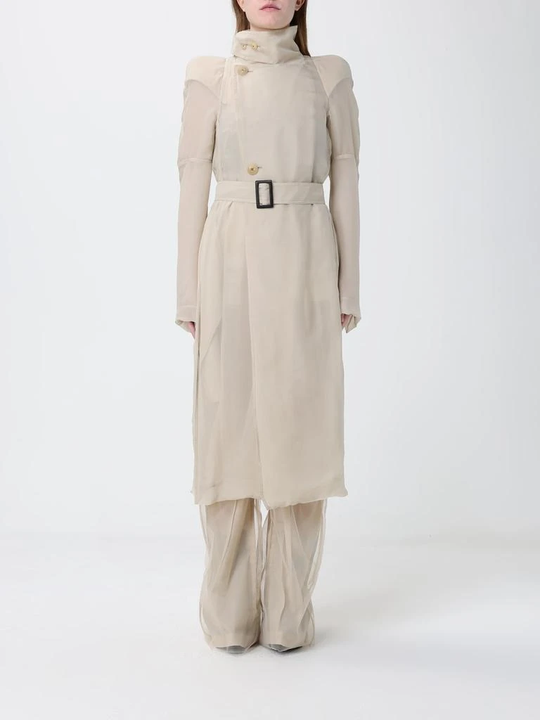 Rick Owens Maria Silk Trench Coat Rick Owens