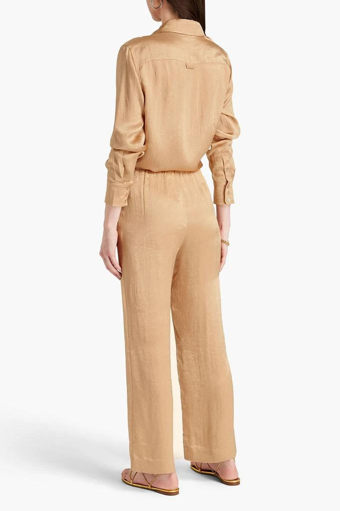 Solid & Striped The Ellis crinkled-satin straight-leg pants 3