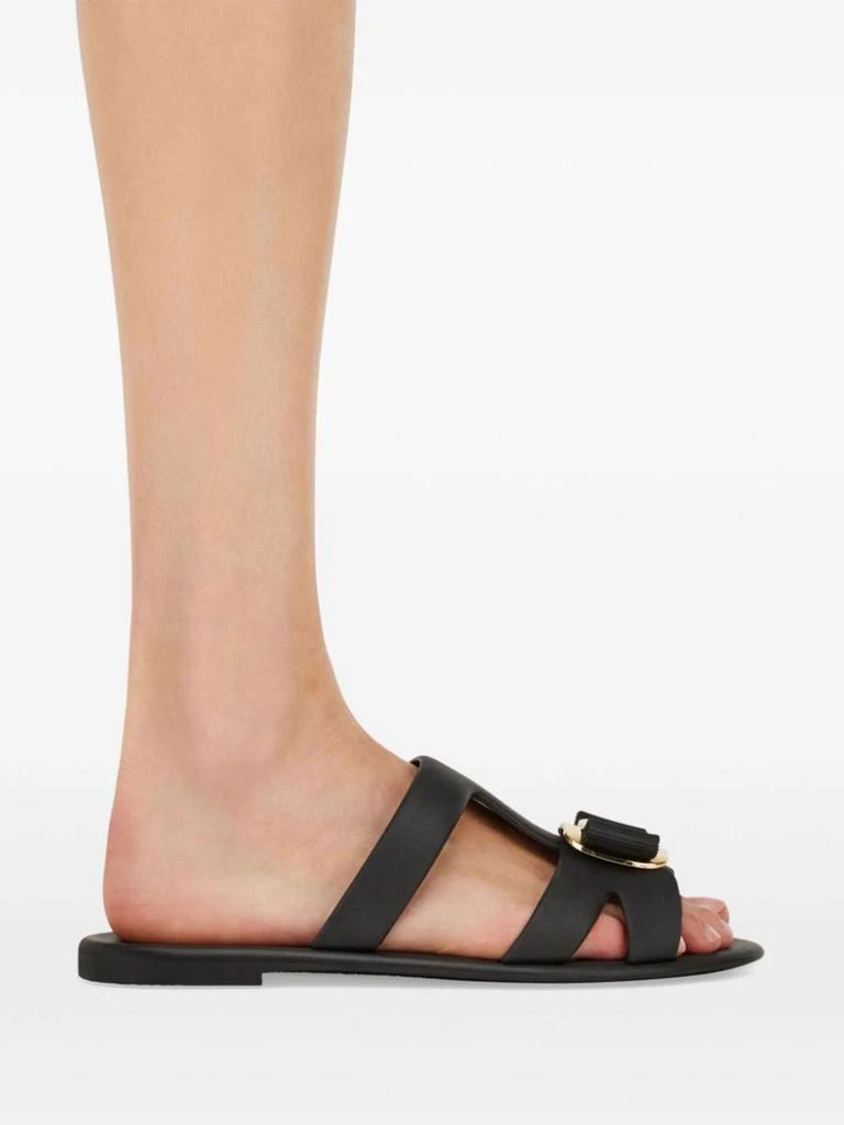 Salvatore Ferragamo Salvatore Ferragamo New Vara Rubber Slides Shoes 5