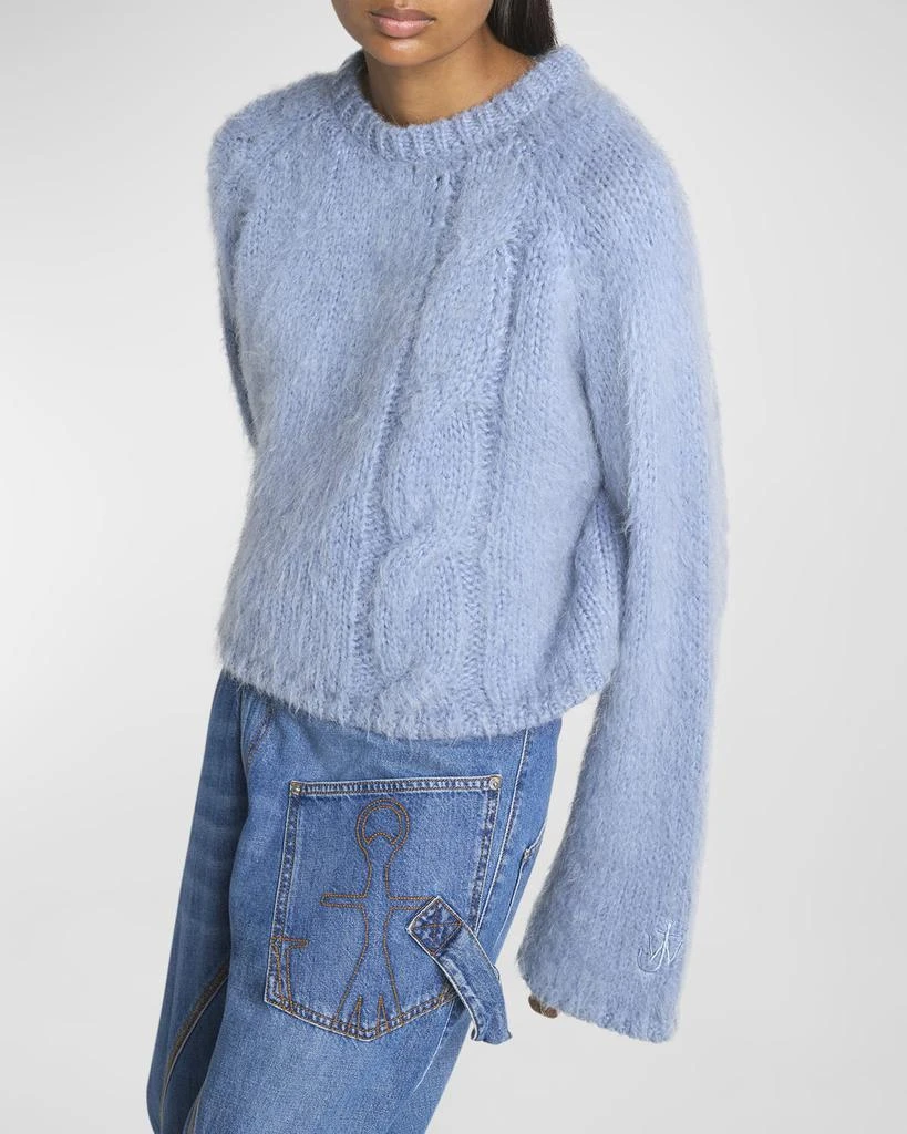 JW Anderson Cropped Cable Mohair Sweater 3
