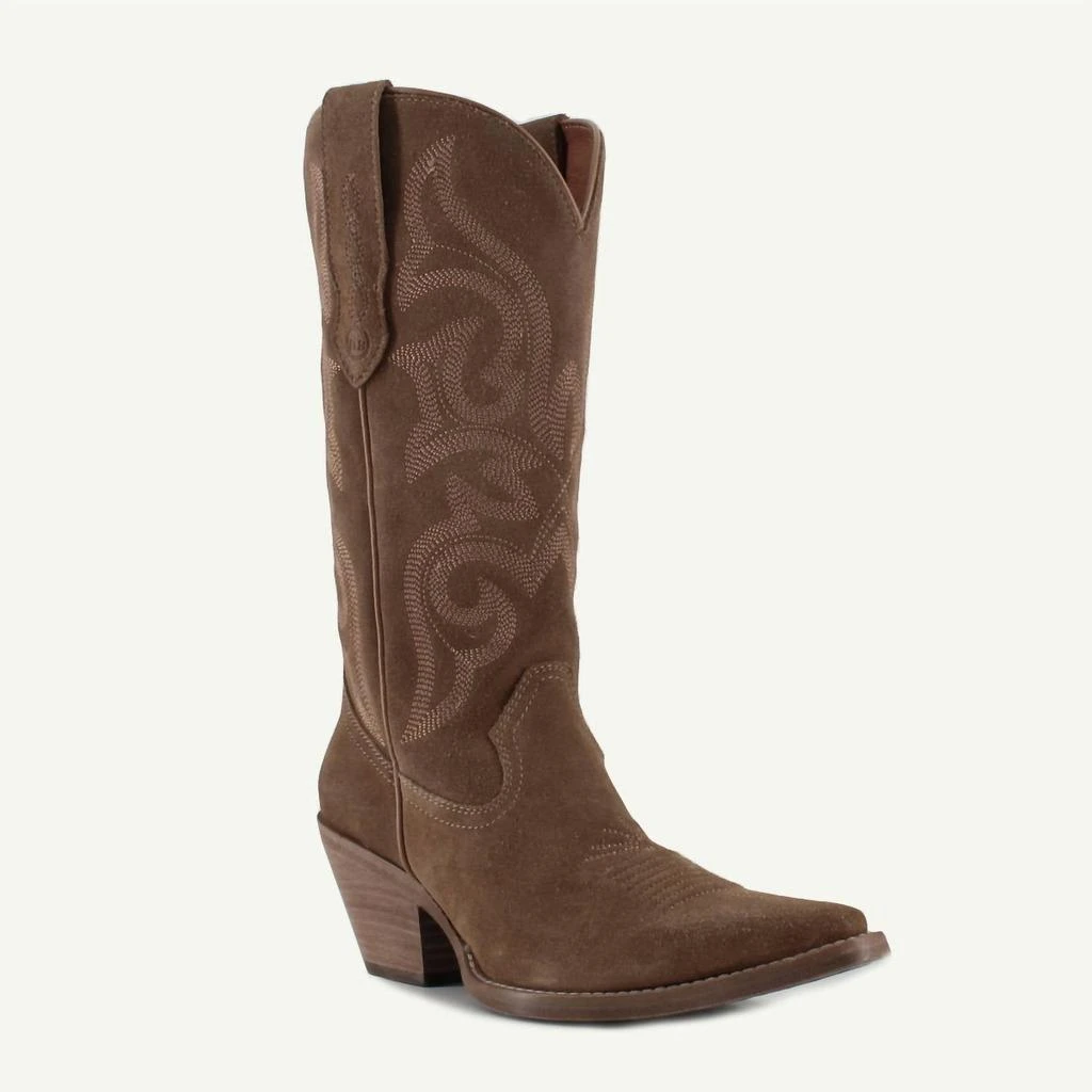 Buck & Brana Women's Tessa Leather Cowgirl Boots In Camel 2