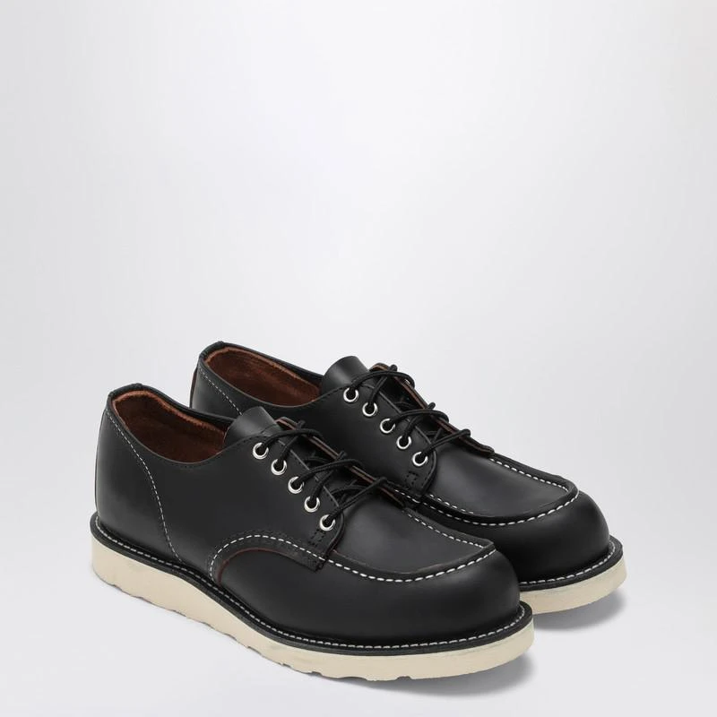 Red Wing 8090 Moc Toe Low black leather lace-up shoes 2