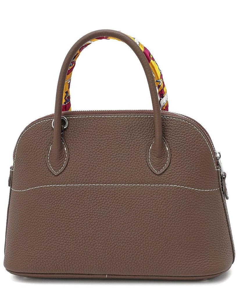 Tiffany & Fred Paris Top-Grain Leather Satchel 2