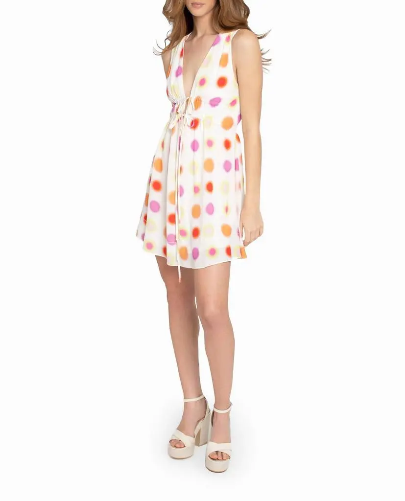 nicole miller polka dot silk dress Vintage Nicole Miller Polka Dot Dress