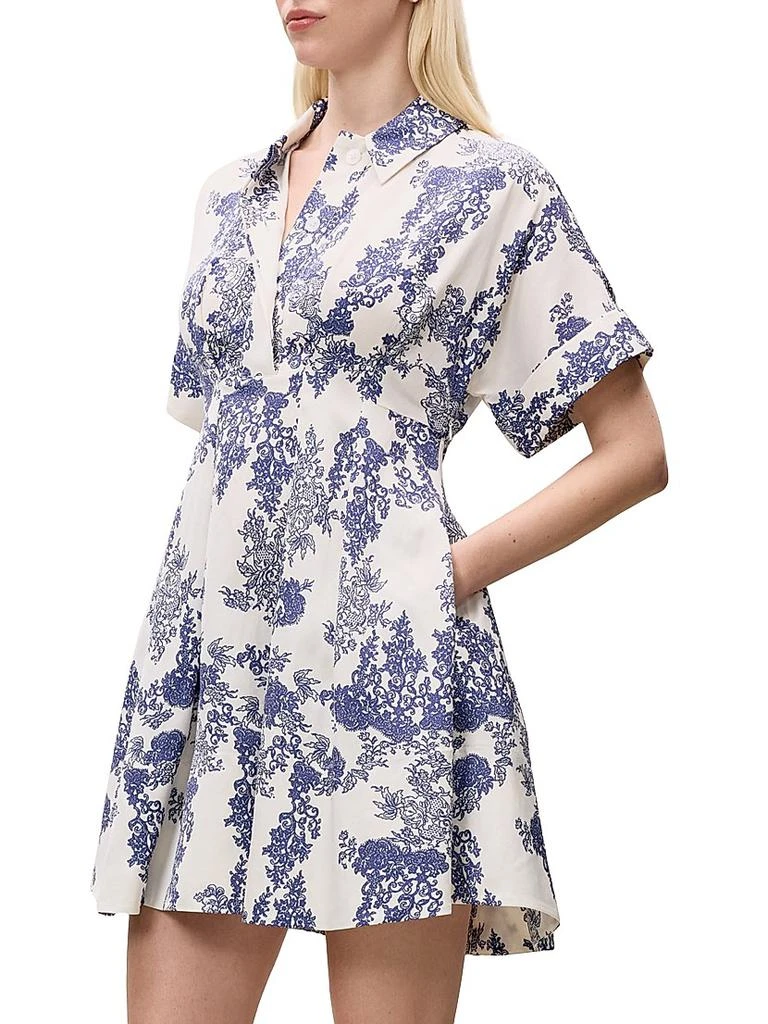 Rebecca Taylor Lena Toile Pleated Minidress 4