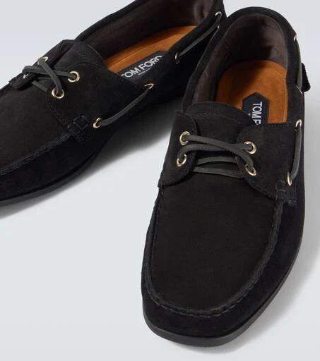 Tom Ford Robin suede boat shoes 3