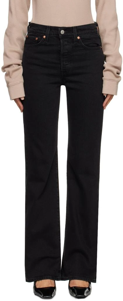 Levi's Black Wedgie Bootcut Jeans 1