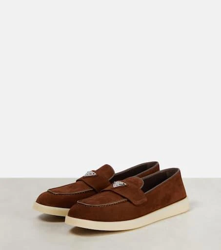 Prada Saint Tropez suede loafers 5