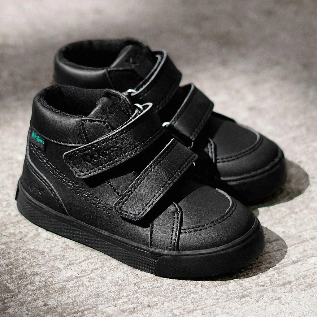 The Hut Kickers Infant Tovni Hi Leather Boots - Black 2