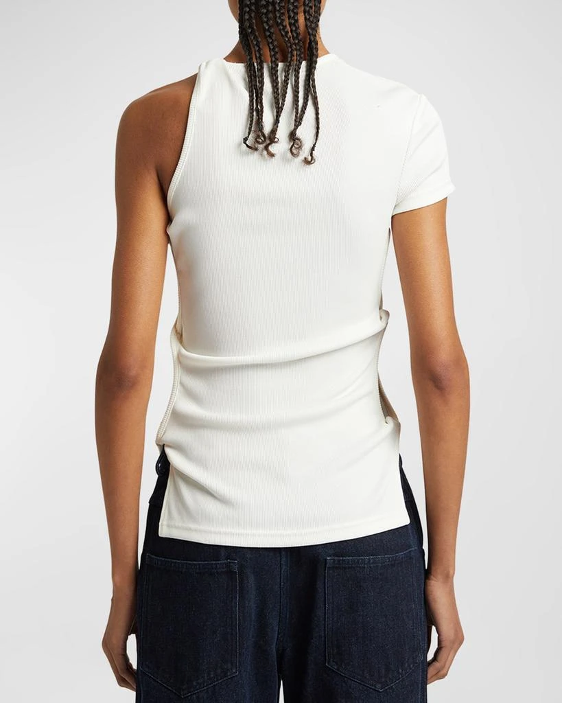 Christopher Esber Twisted Cutout Side Asymmetric T-Shirt 3