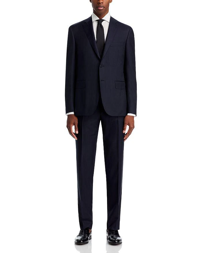 Canali Siena Tonal Herringbone Stripe Classic Fit Suit 2