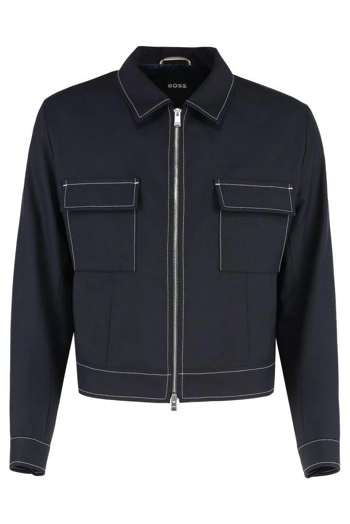 Hugo Boss Boss Hugo Boss Zipped Jacket from Cettire