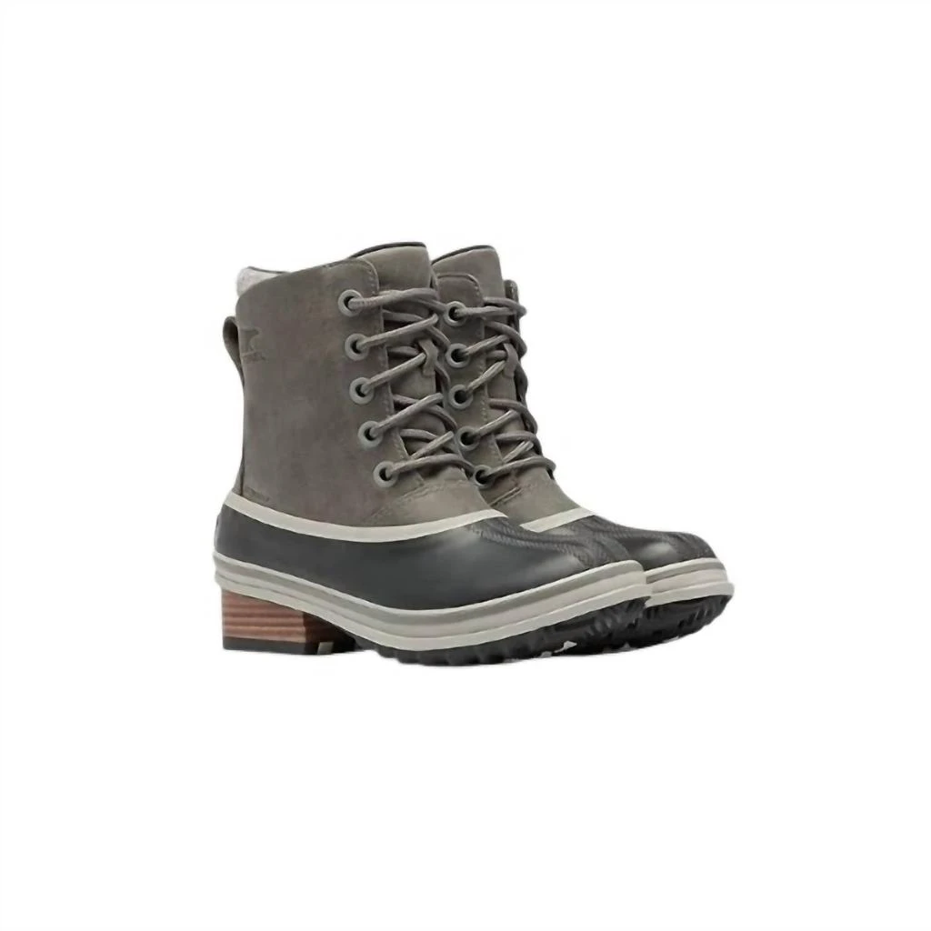 SOREL Women's Slimpack Iii Lace Winter Boots In Quarry 1