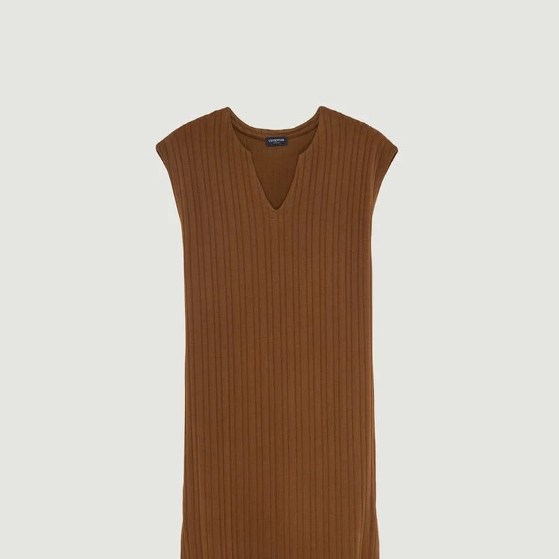 L'Exception Paris Long sleeveless dress Sorrel Horse L'EXCEPTION PARIS 5