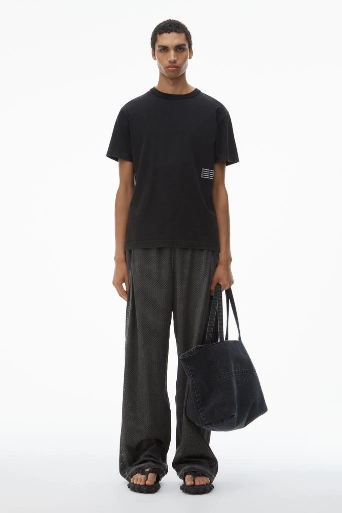 Alexander Wang UNISEX ACID WASH TEE IN HIGH TWIST JERSEYÂ 6