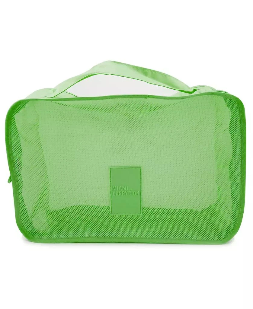 Miami CarryOn Set of 6 Neon Packing Cubes, Traveler's Luggage Organizer 3