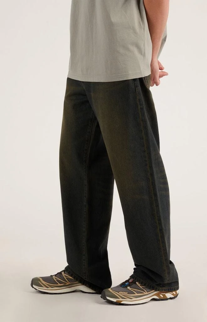 PacSun Dylan Tinted Baggy Jeans Dark Indigo 4