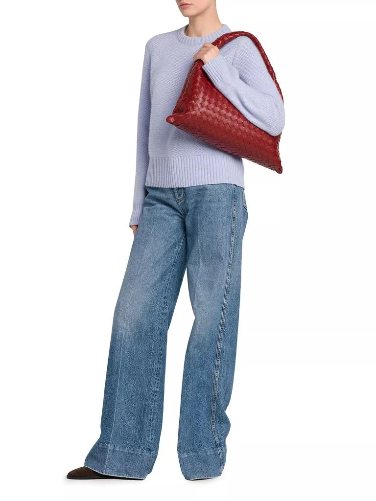 Bottega Veneta Small Hop Intrecciato Leather Hobo Bag 2