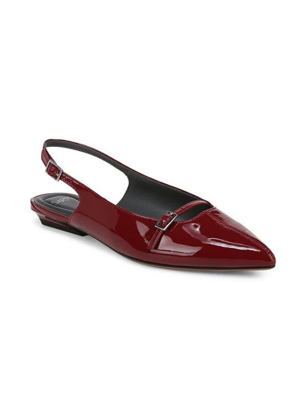 Franco Sarto Emma Slingback Mary Jane Patent Leather Flats 3