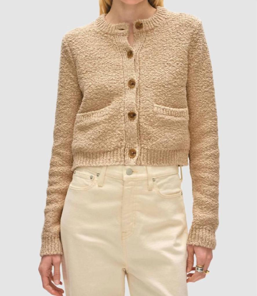 White + Warren White + Warren - Cotton Slub Pocket Cardigan
