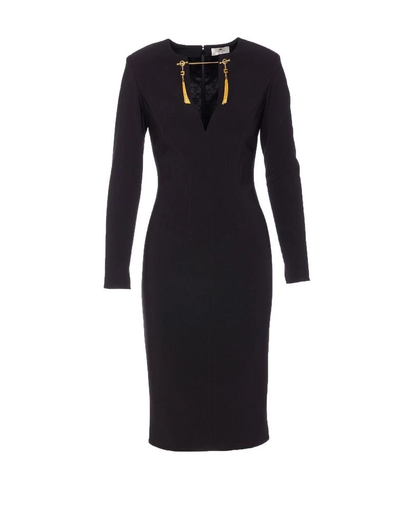 Shop Elisabetta Franchi Chain Embellished Midi Dress on Sale at BeyondStyle   Get 60% Off Elisabetta Franchi Chain Embellished Midi Dress with  Limited-Time Flash Deals, Exclusive Discounts, and Special Offers. Enjoy  Unbeatable