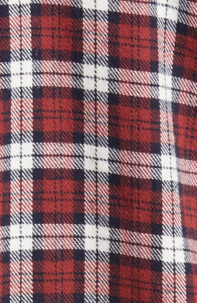 FORET Hornet Plaid Organic Cotton Flannel Button-Down Shirt 6