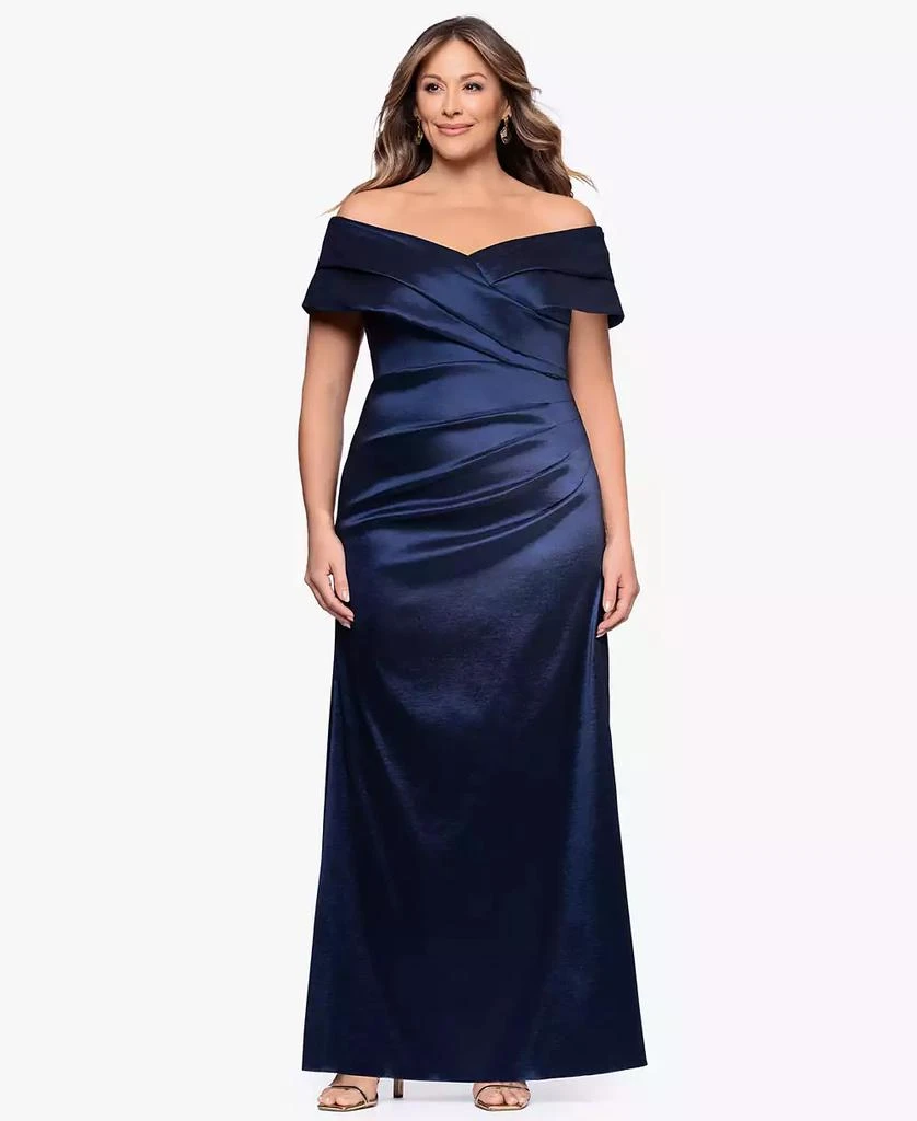 Plus Size Off-The-Shoulder Dress  On Sale Now with Up to 25% Off |  Discover Exclusive Deals & Savings at BeyondStyle  Authentic Betsy & Adam  dress|women's fashion|dresses with Limited-Time Discounts, Free