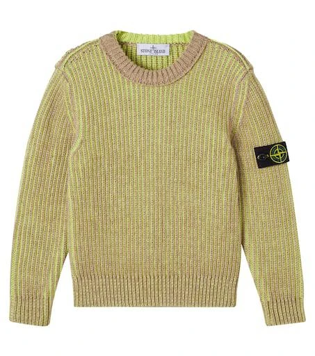 Stone Island Junior Compass cotton sweater