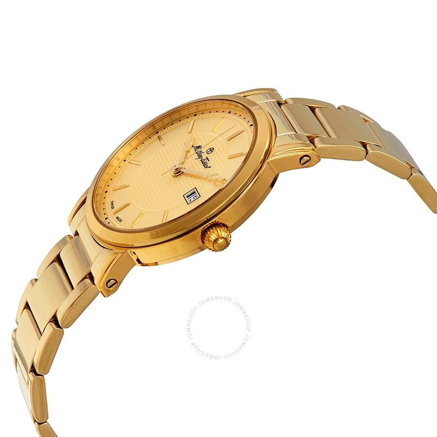 Mathey-Tissot City Gold Dial Yellow Gold PVD Men's Watch H611251MPDI