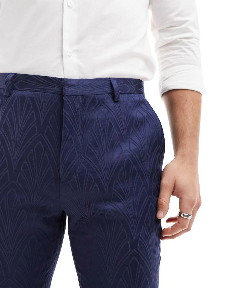 Twisted Tailor Twisted Tailor makowski suit trousers in navy 4