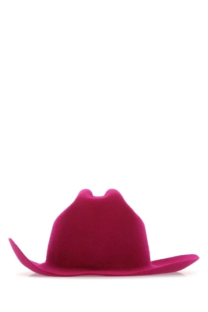 RUSLAN BAGINSKIY Ruslan Baginskiy Logo Embroidered Wide Brim Cowboy Hat 3