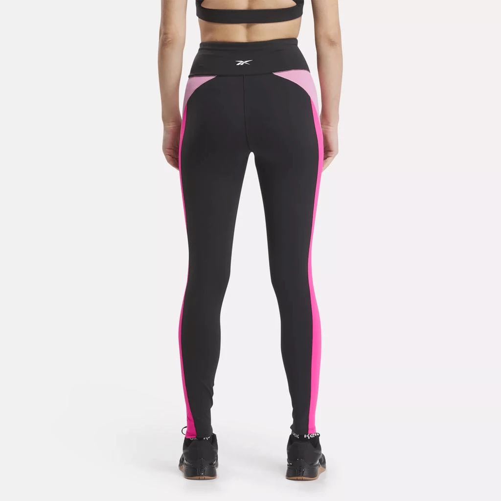 Reebok Women's Lux High-Rise Colorblock Leggings 3