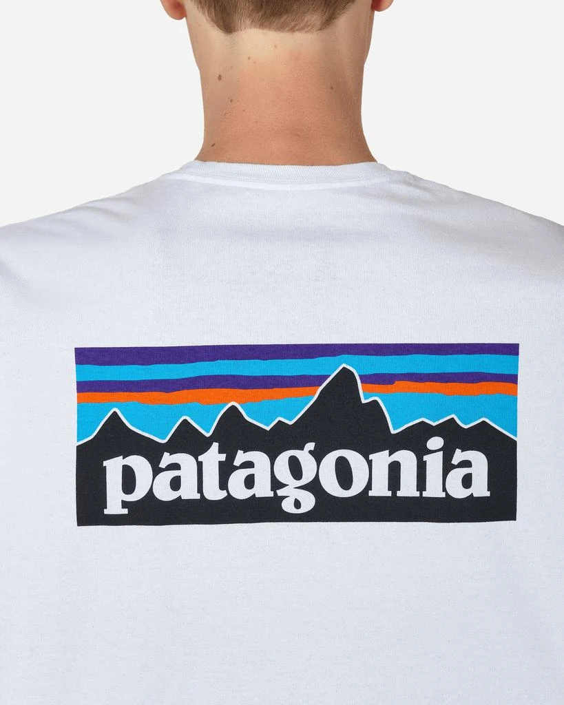 Patagonia P-6 Logo Responsibili T-Shirt White 5