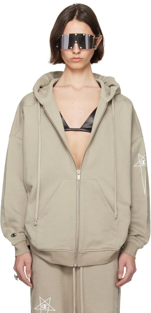Rick Owens Off-White Champion Edition Jumbo Jason
s Hoodie 1
