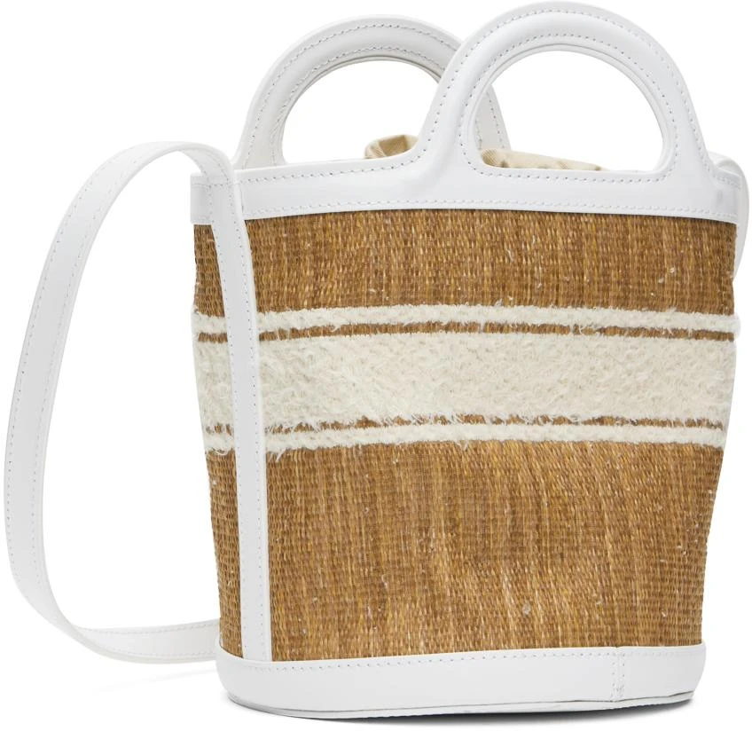 Marni White Tropicalia Mini Bucket Bag 3