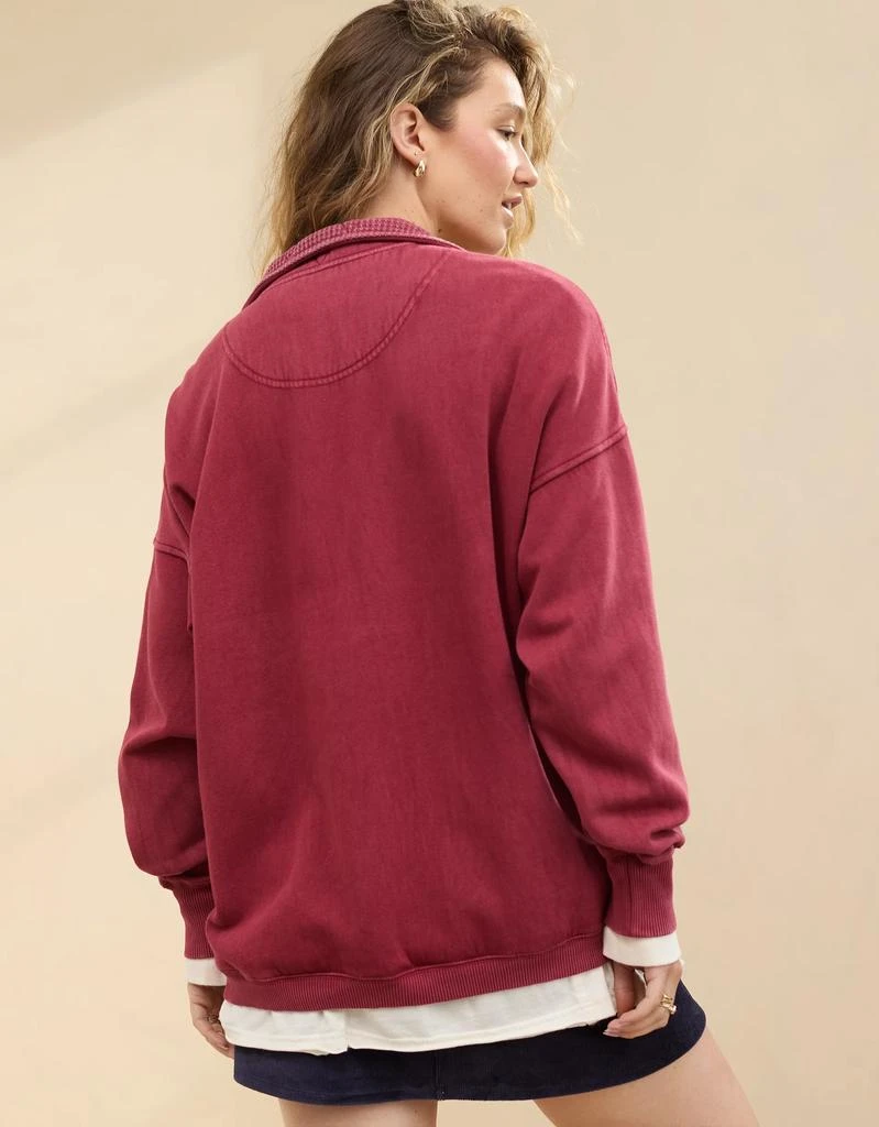 Aerie Aerie Getaway Quarter Snap Sweatshirt 3