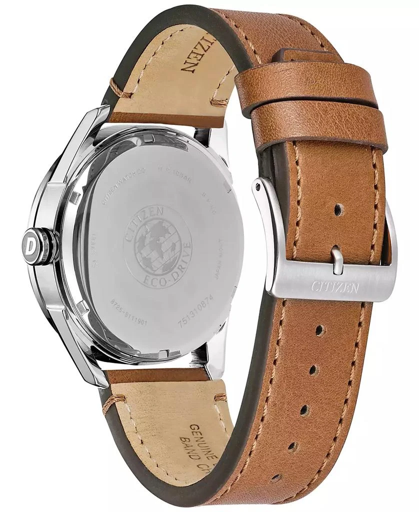 Citizen Drive from Citizen Eco-Drive Men's Brown Leather Strap Watch 42mm 4