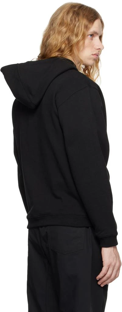 ADER error Black Distressed Logo Hoodie 3