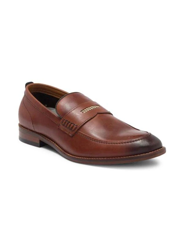 Paisley and Gray Houndstooth Penny Loafers 2