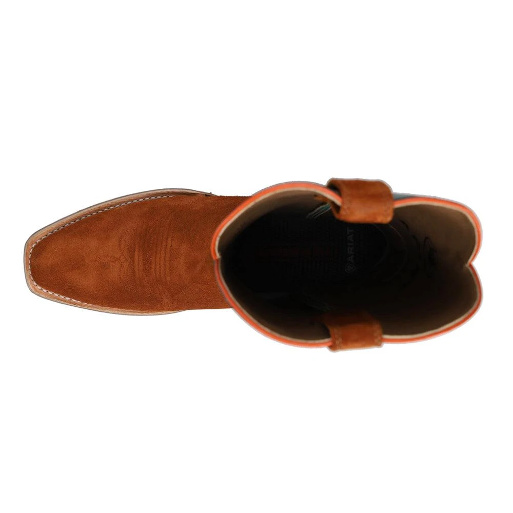 Ariat Futurity Rider Embroidered Square Toe Cowboy Boots 4