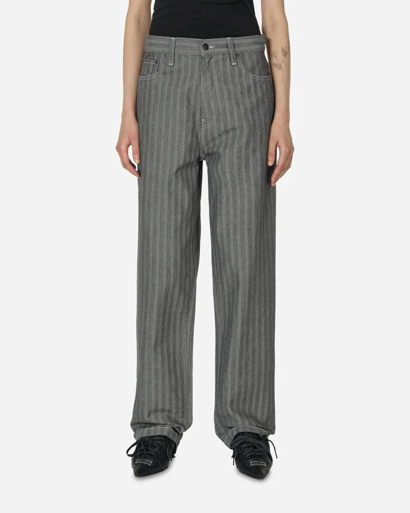 Carhartt WIP Menard Pants Grey (Rinsed) 1