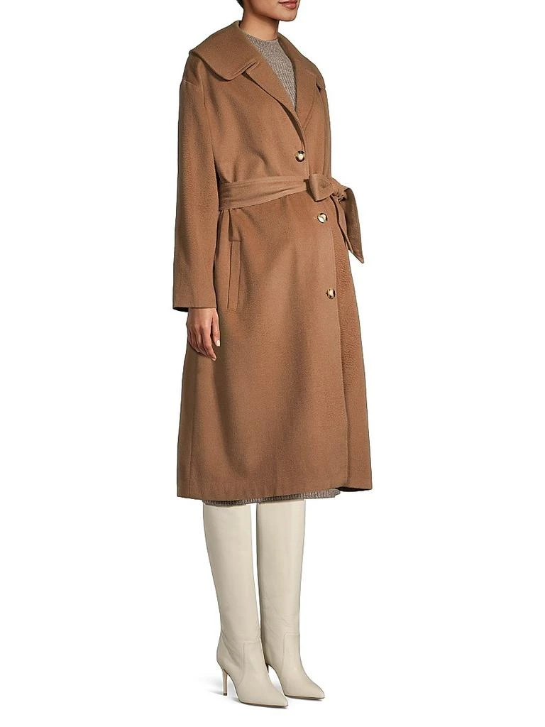 Emilia George Eugene Wool Tie-Waist Maternity Coat 4