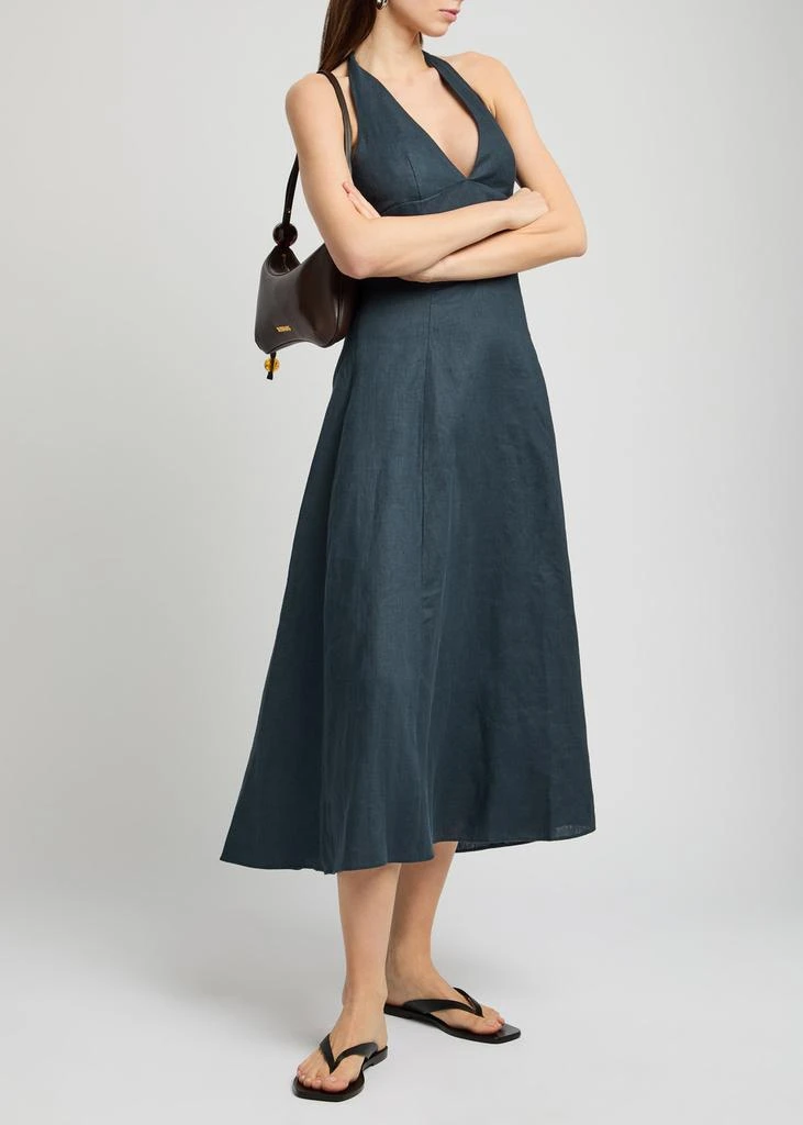 FAITHFULL THE BRAND Marais linen midi dress 4