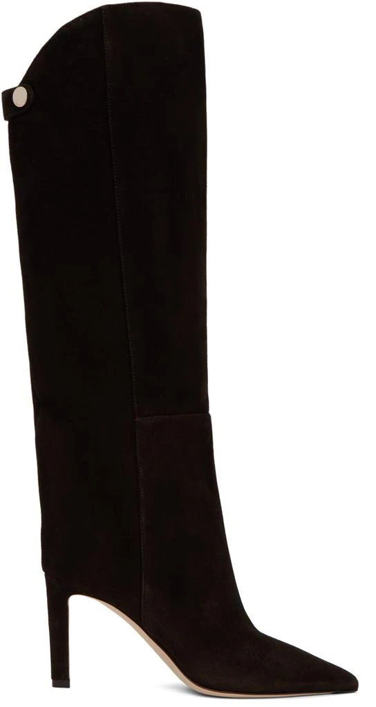 Jimmy Choo Brown Alizze 85 Boots 1